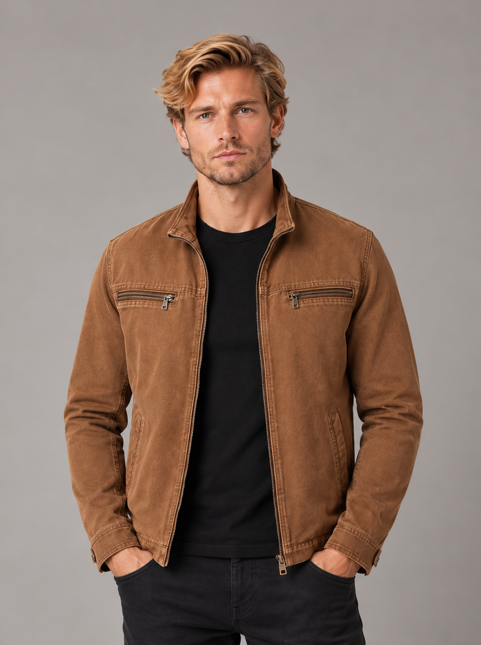 Men's Lightweight Cotton Jacket – Smart Casual Layer
