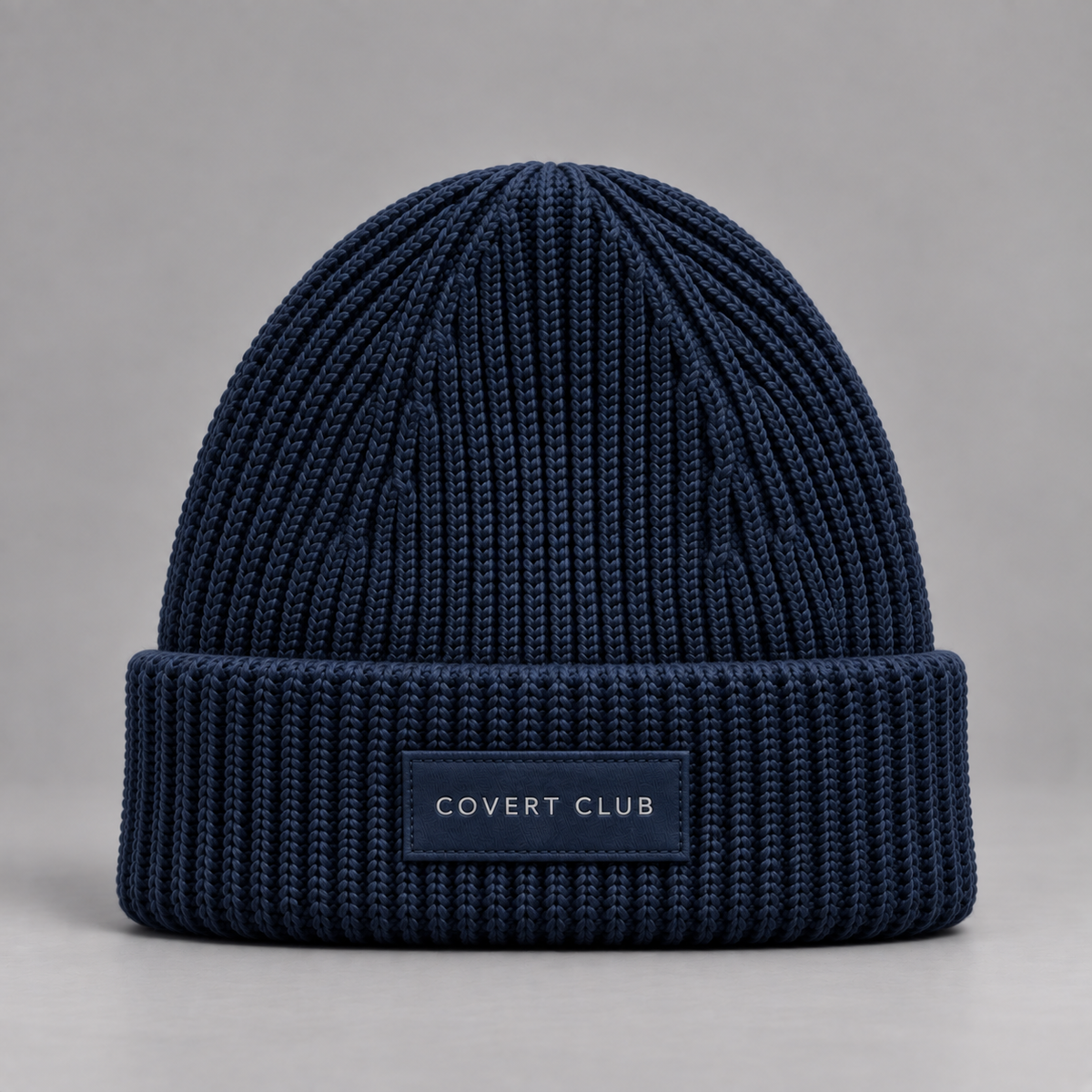 Chris Navy Rib Beanie