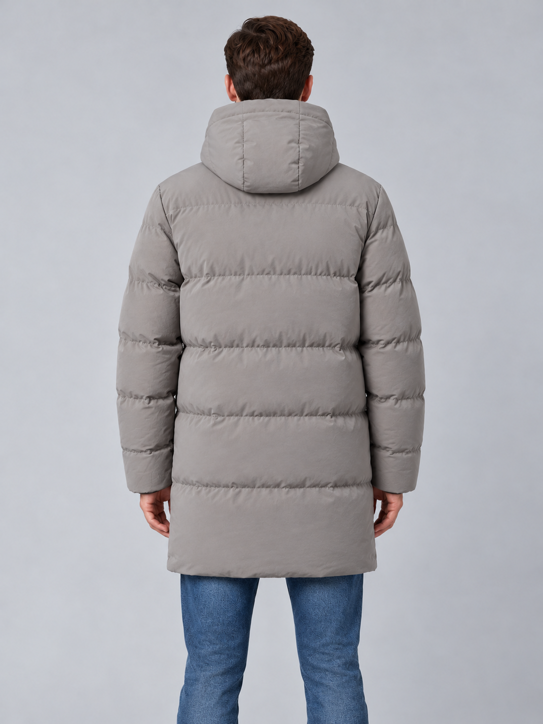 Men's Longline Hooded Parka – Insulated Winter Jacket