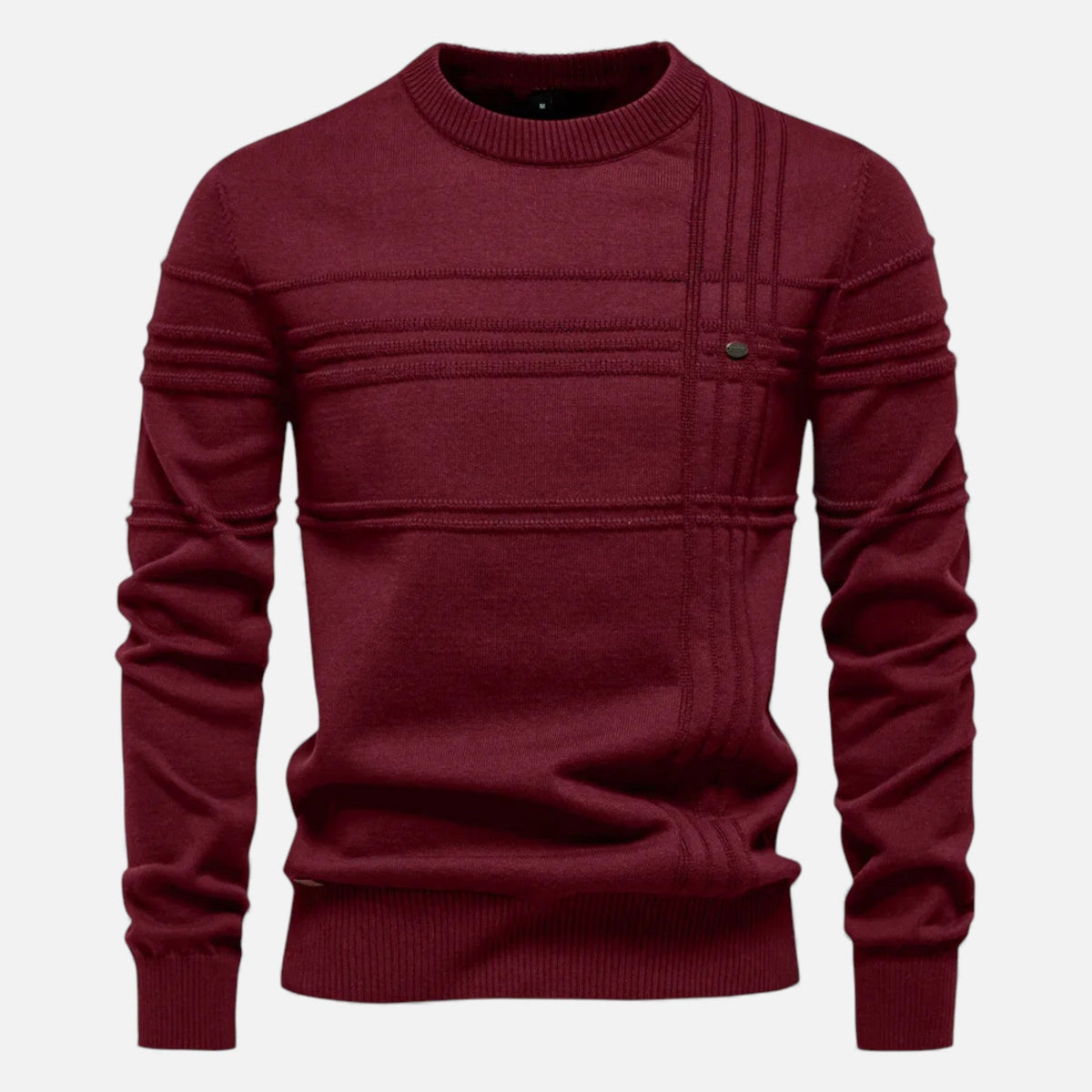 Men's Slim Fit Textured Knit Jumper – image 18