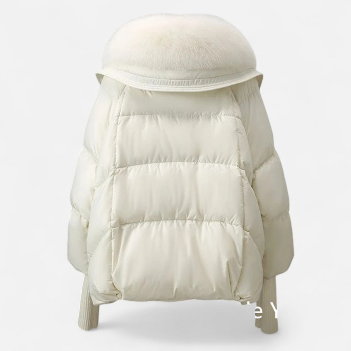 Women's Faux Fur Collar Puffer Jacket – image 9