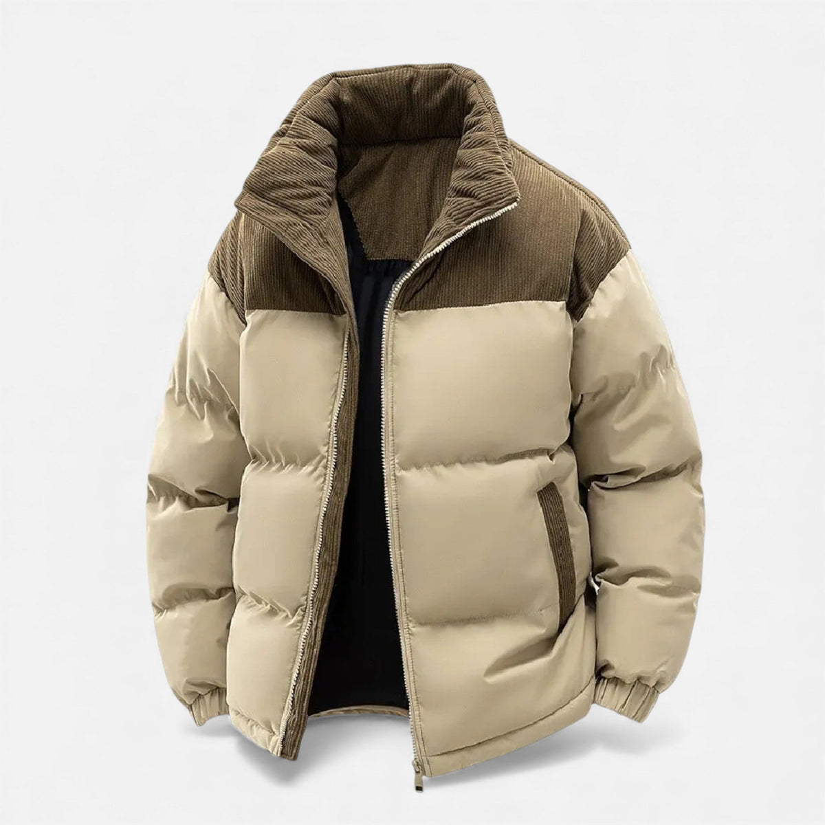 Men's Fleece Lined Winter Jacket with Removable Hood – image 7