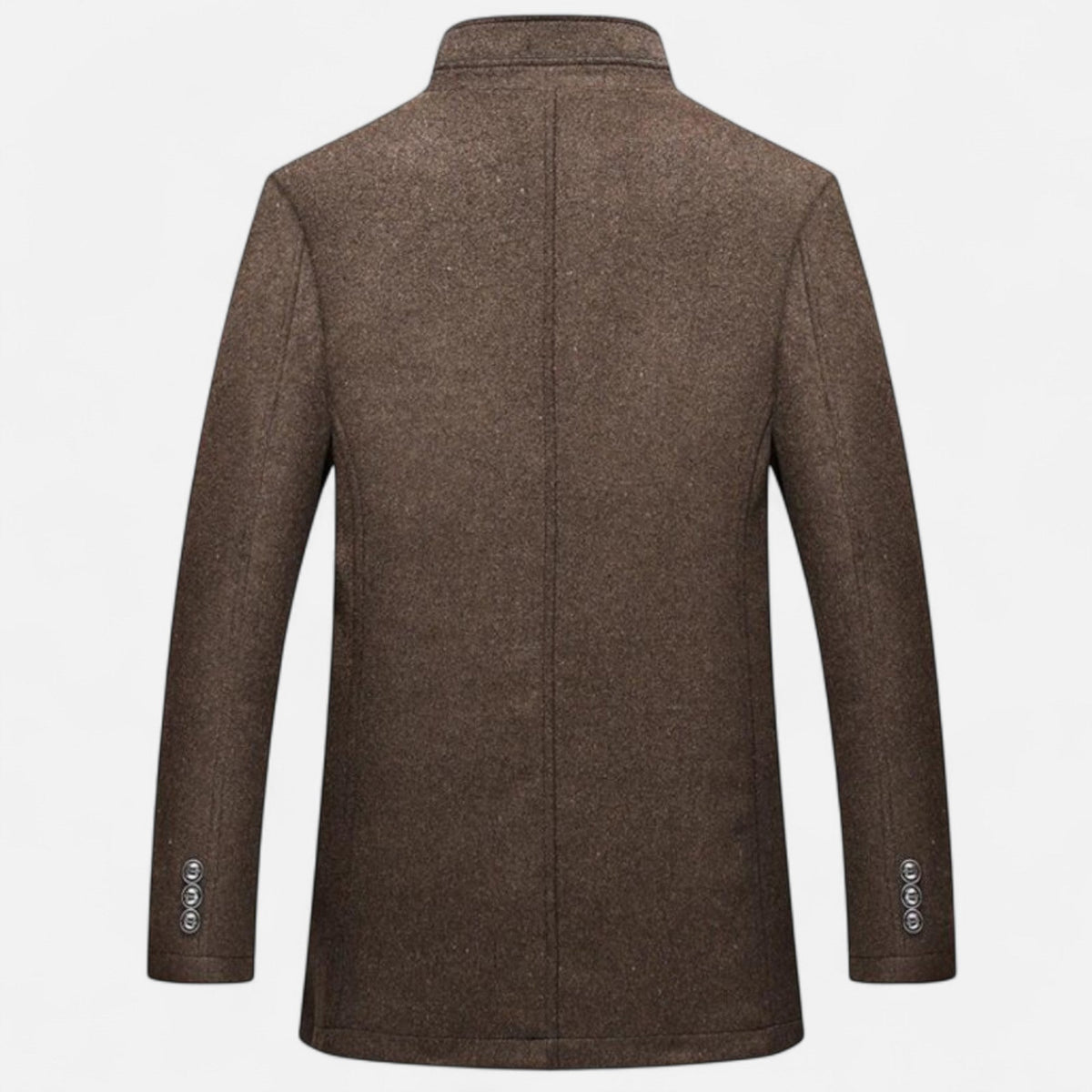 Men's Long Wool Blend Overcoat – image 2