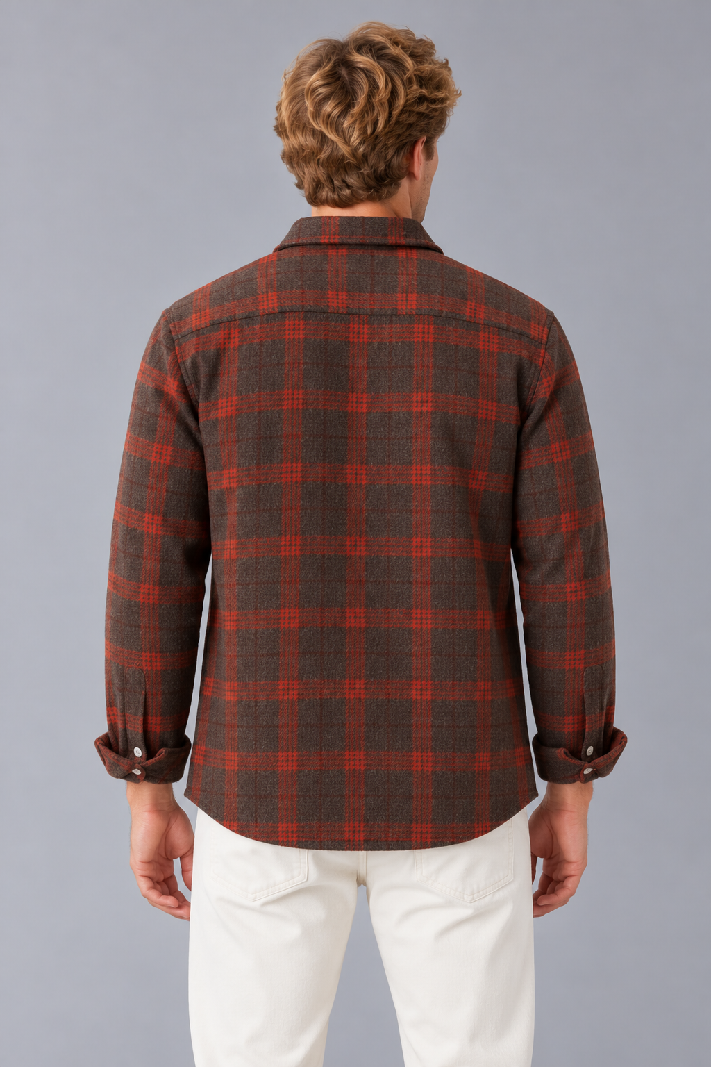 Men's Lumberjack Check Shirt – Brushed Long Sleeve