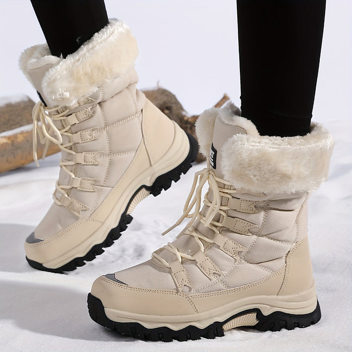 Women's Faux Fur Cuff Snow Boots – view 1