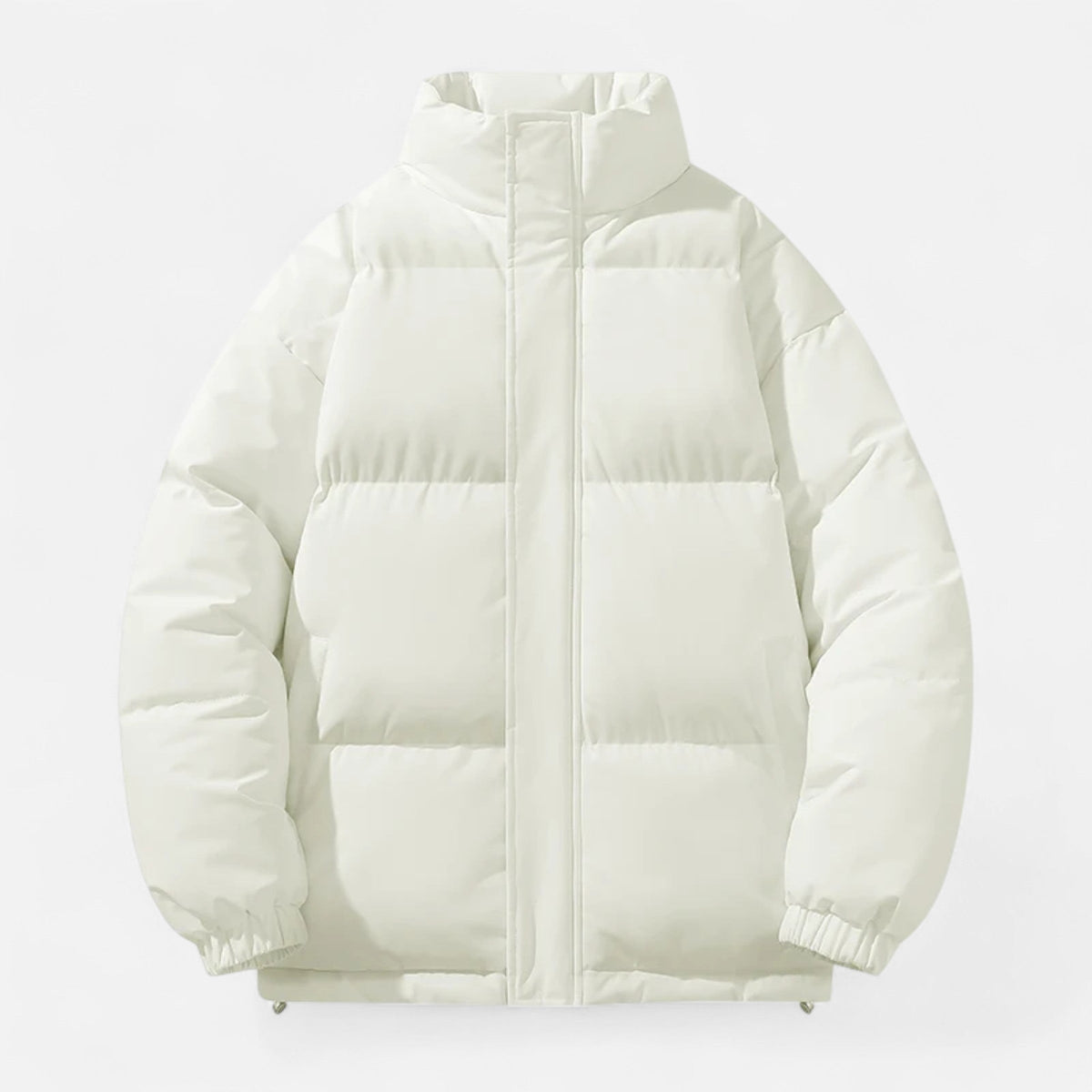 Men's Oversized Puffer Jacket in White