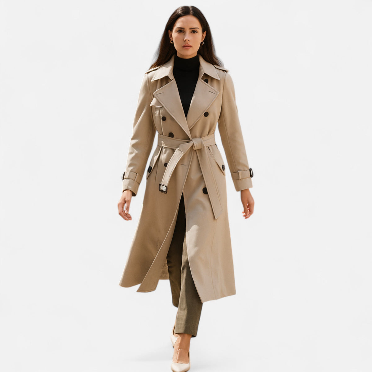 Women's Classic Longline Over-Knee Coat – image 2