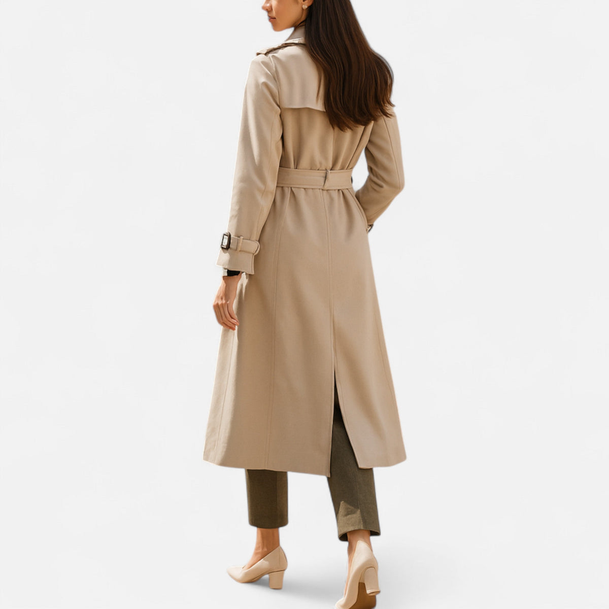 Women's Classic Longline Over-Knee Coat – image 3