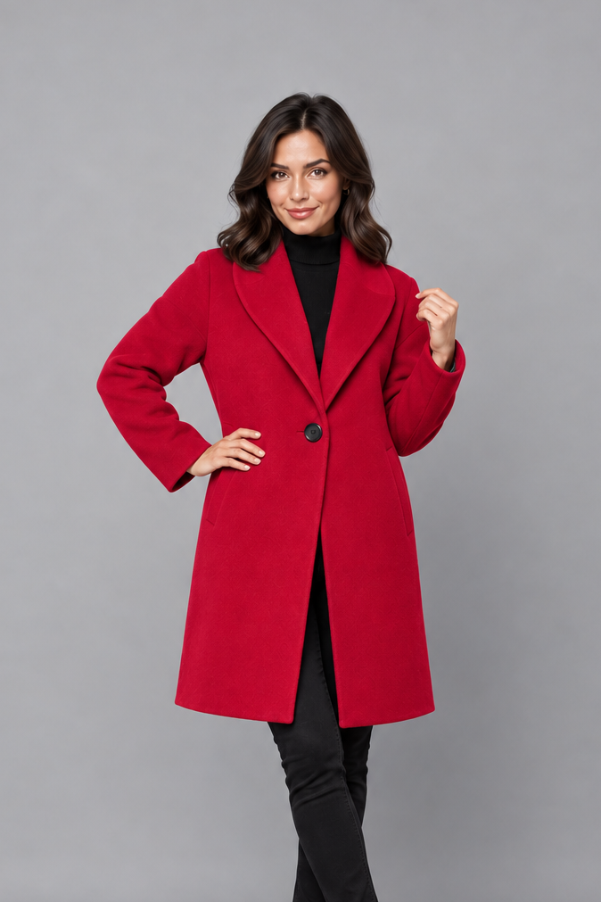 Women's Longline Winter Coat – Relaxed Layering Coat