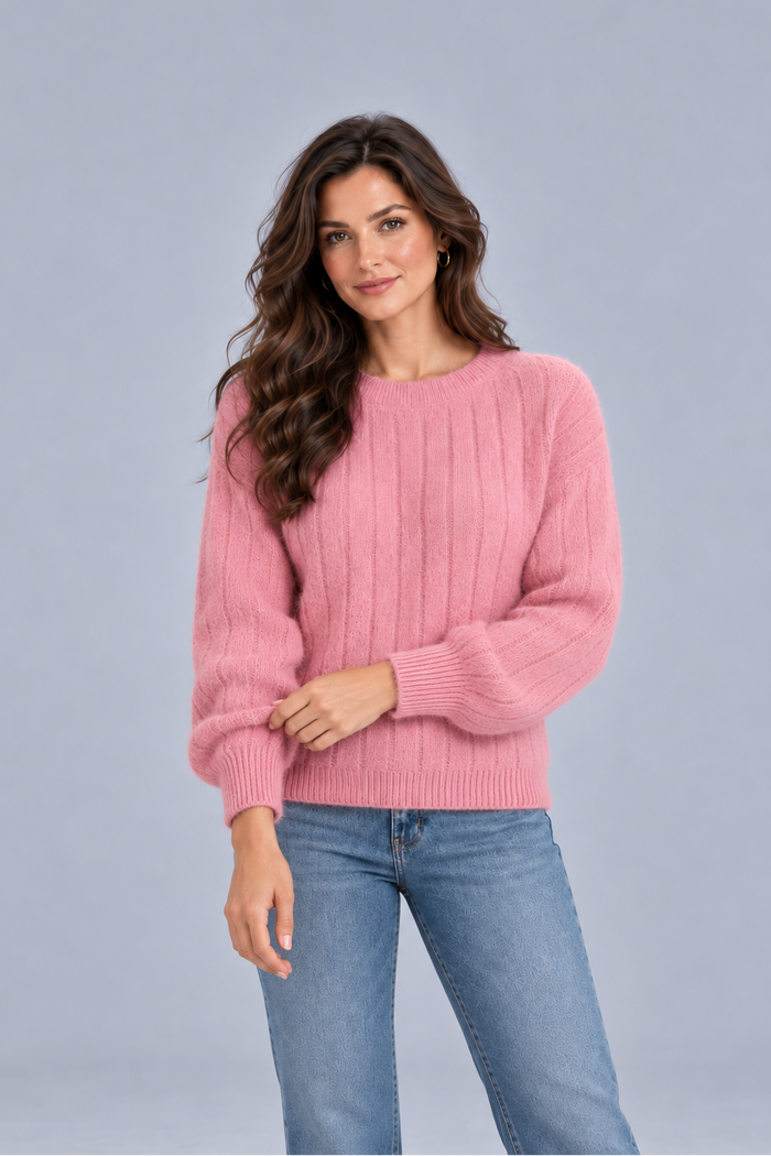 Women's Cashmere Knit Jumper – Lightweight Winter Sweater