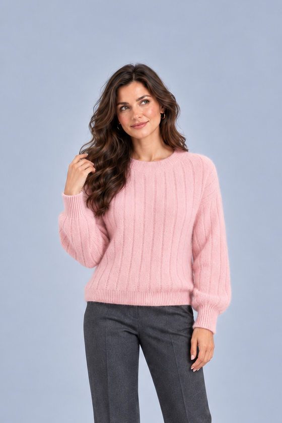 Women's Cashmere Knit Jumper – Lightweight Winter Sweater