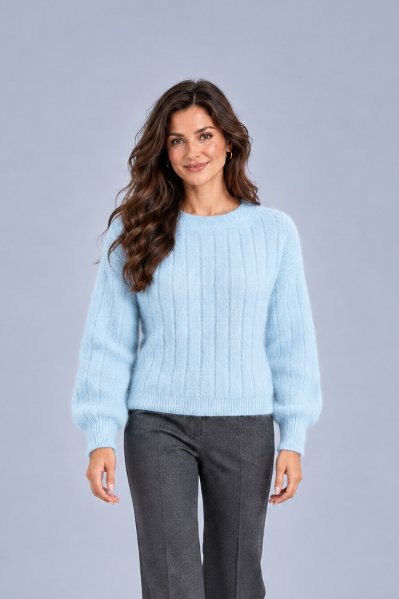 Women's Cashmere Knit Jumper – Lightweight Winter Sweater