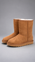 Women’s Mid-Calf Winter Boots – Plush Lined Slip-On Snow Shoes