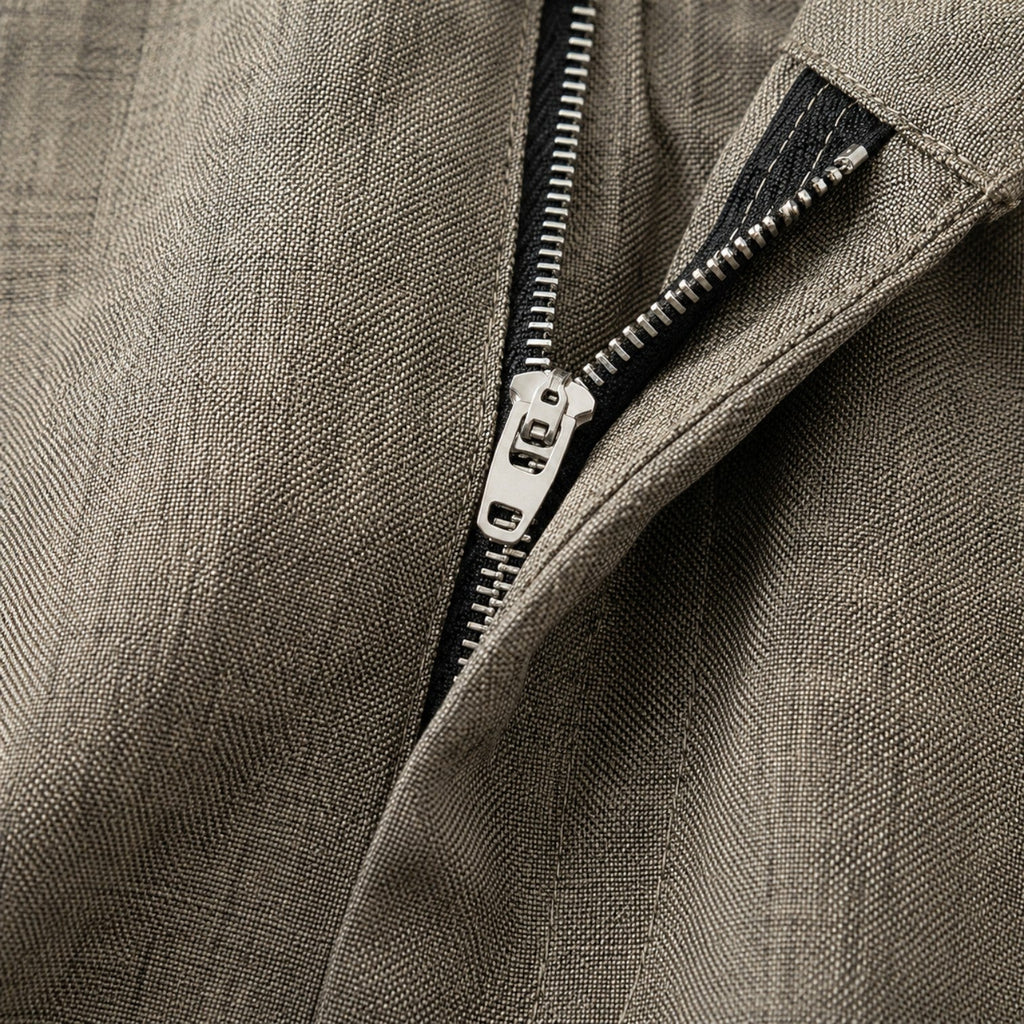 Men's Wide Leg Pleated Trousers – Relaxed Tailored Fit