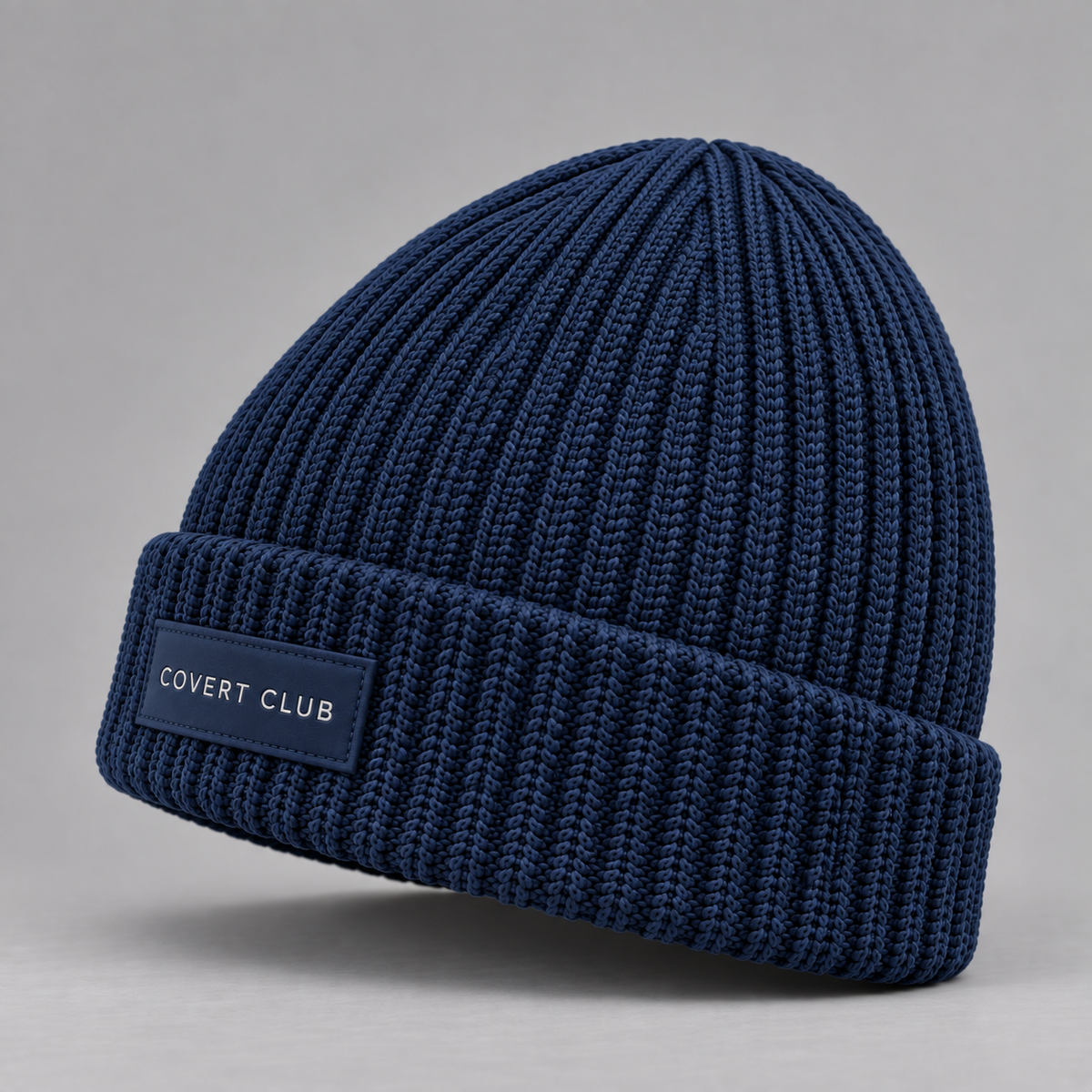 Chris Navy Rib Beanie
