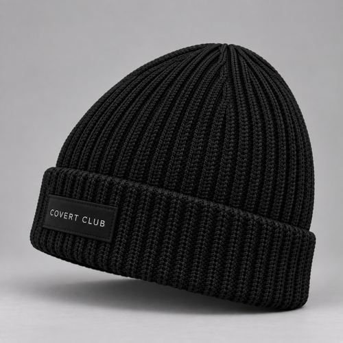 Arthur Black Rib Beanie