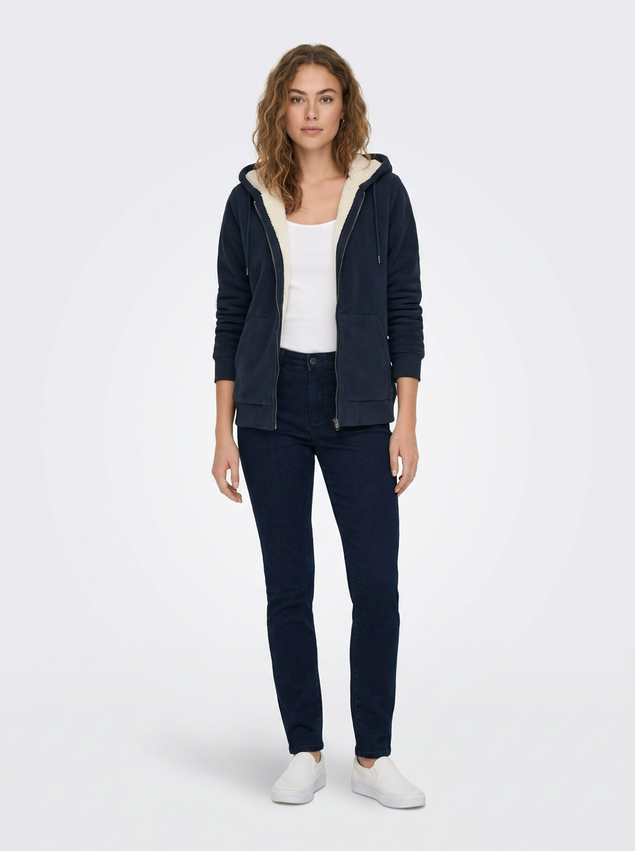 Fleece Casual Zip-Up