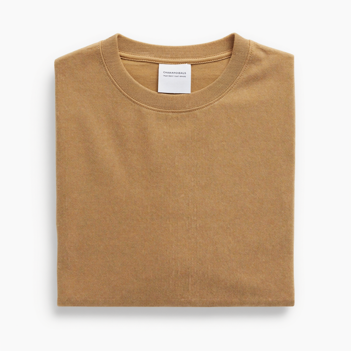 The Basic T folded - Camel