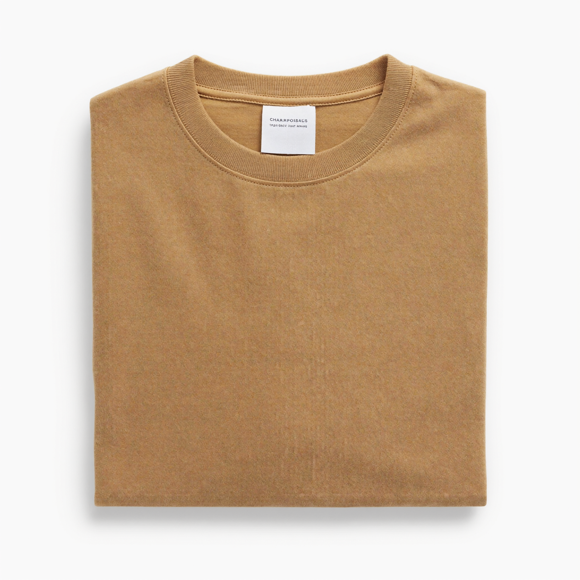The Basic T folded - Camel