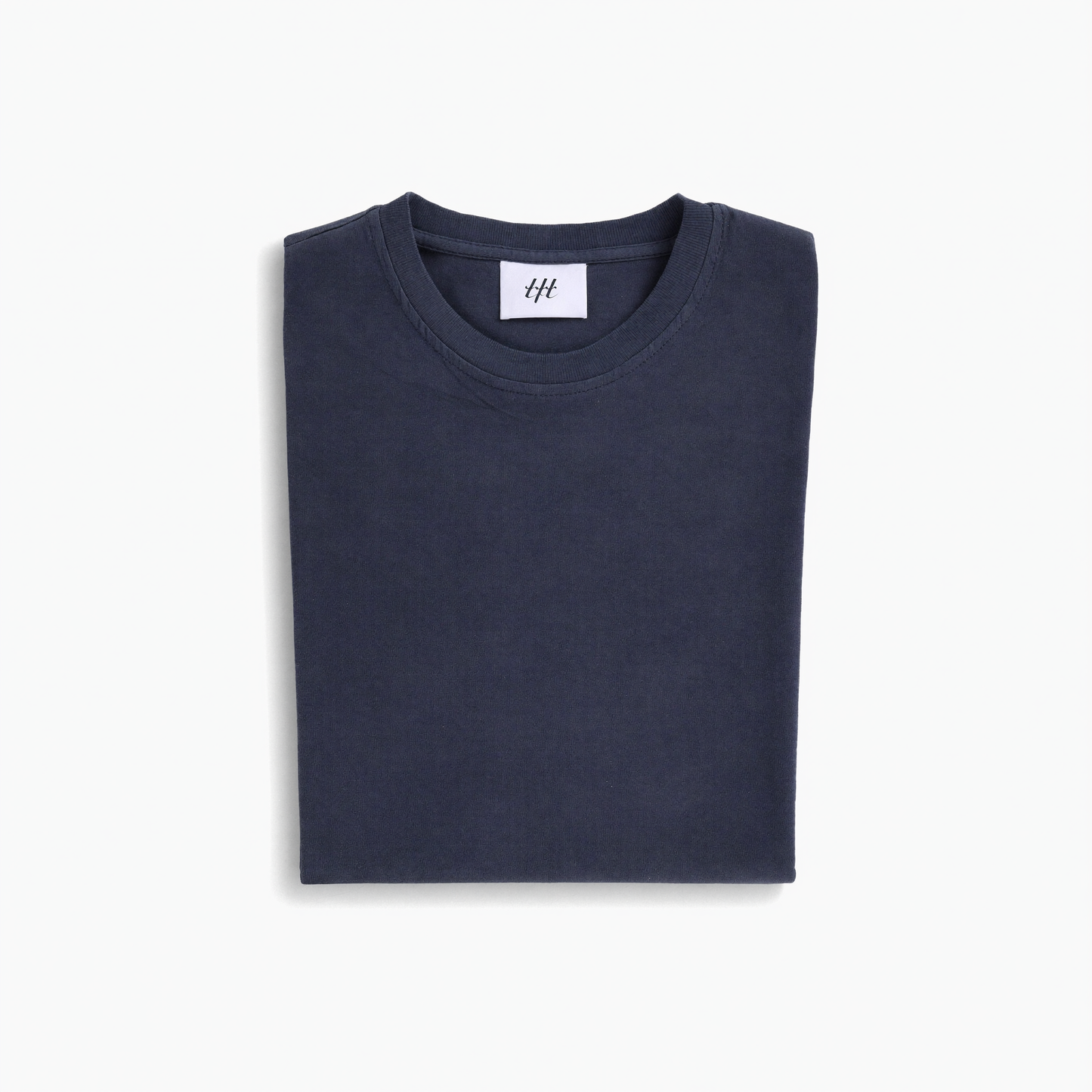 The Basic T folded - Navy Blue