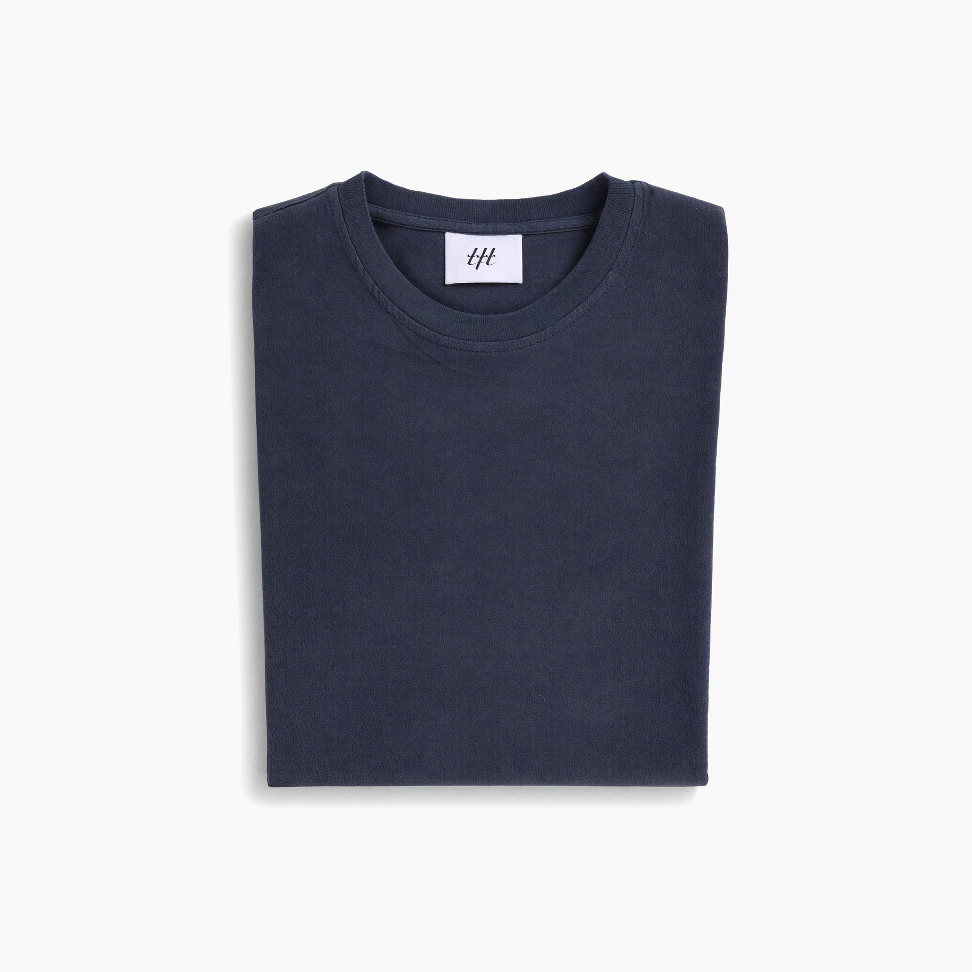 The Basic T folded - Navy Blue