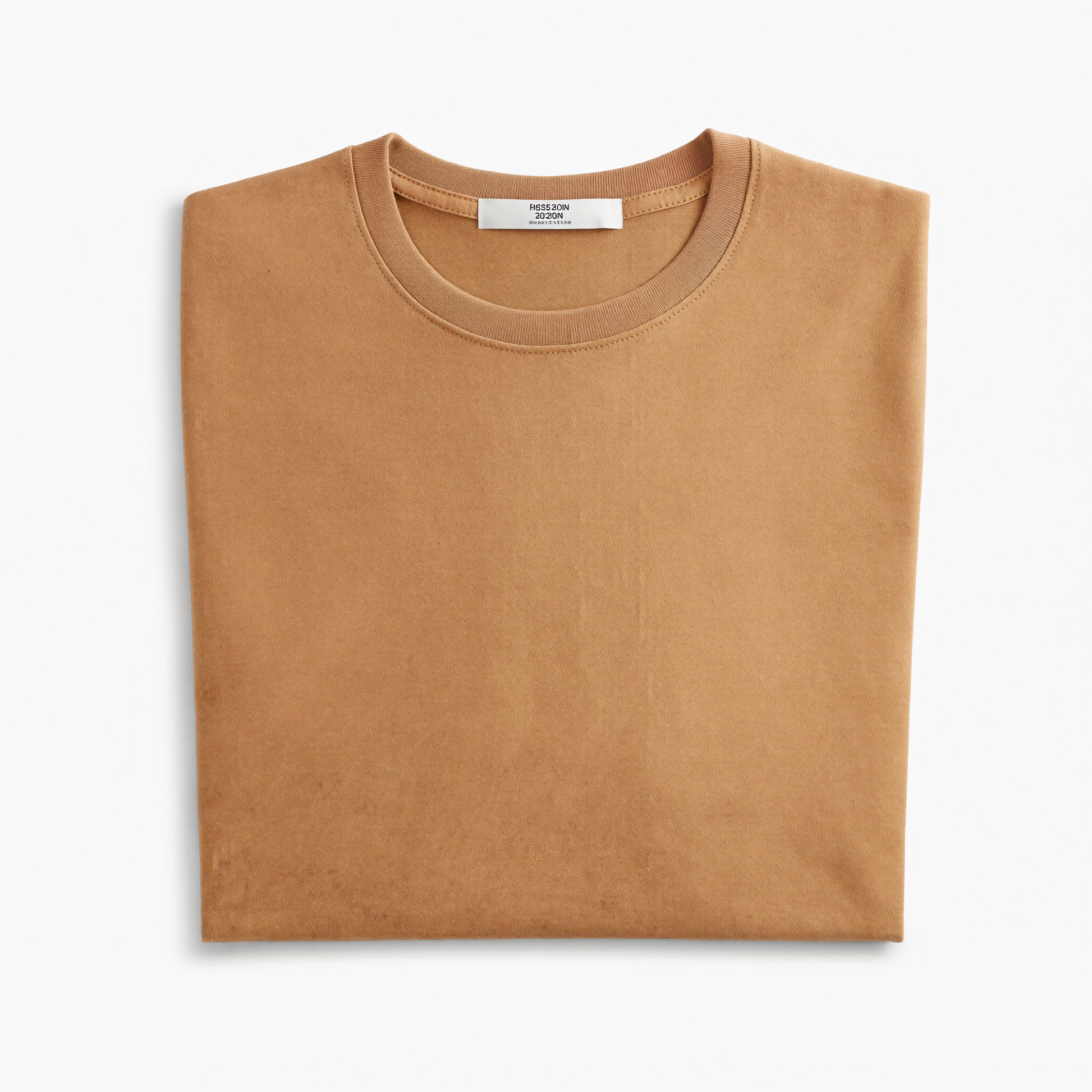 The Basic T folded - Caramel Color