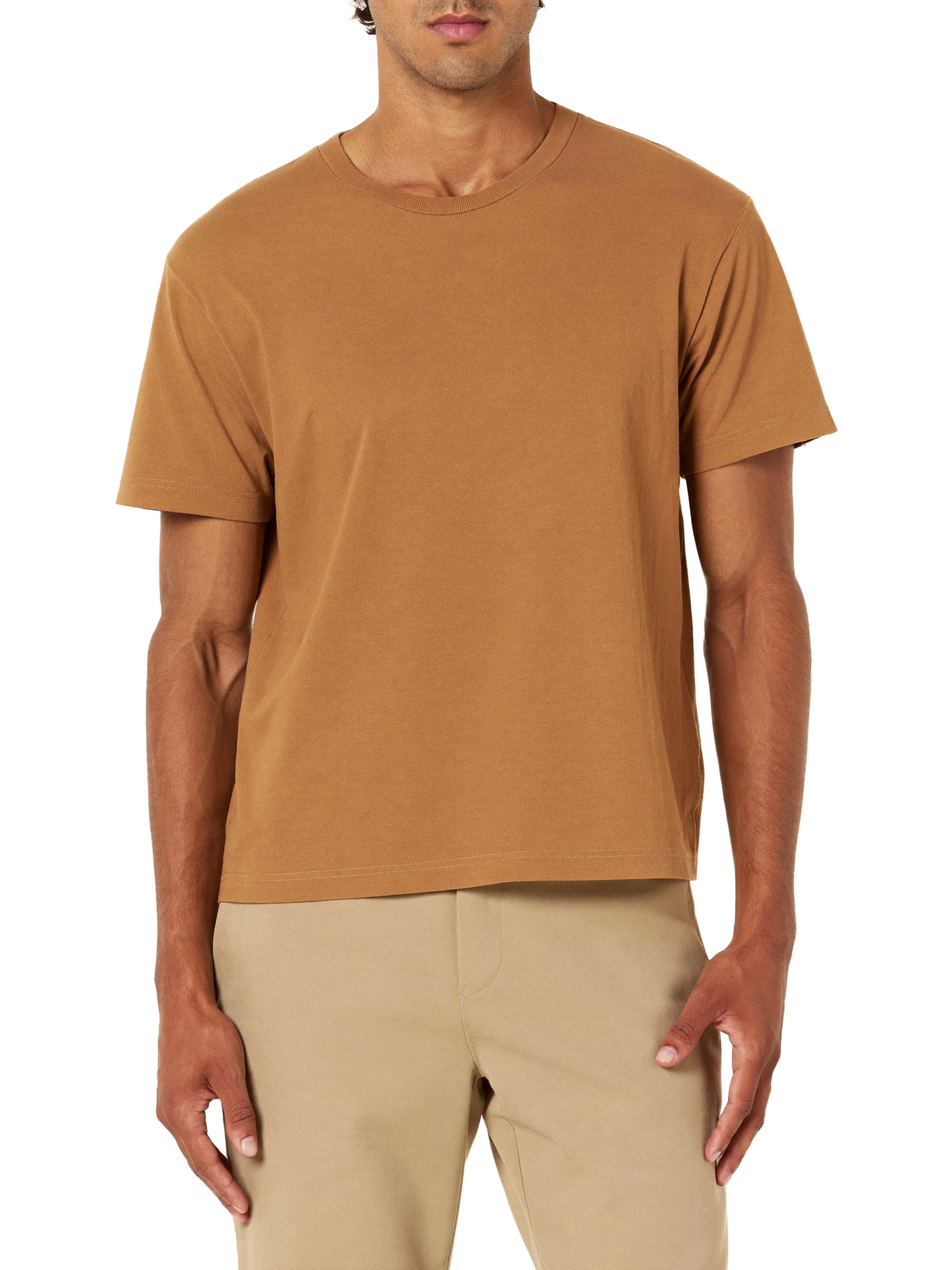 The Basic T worn - Caramel Color (final)