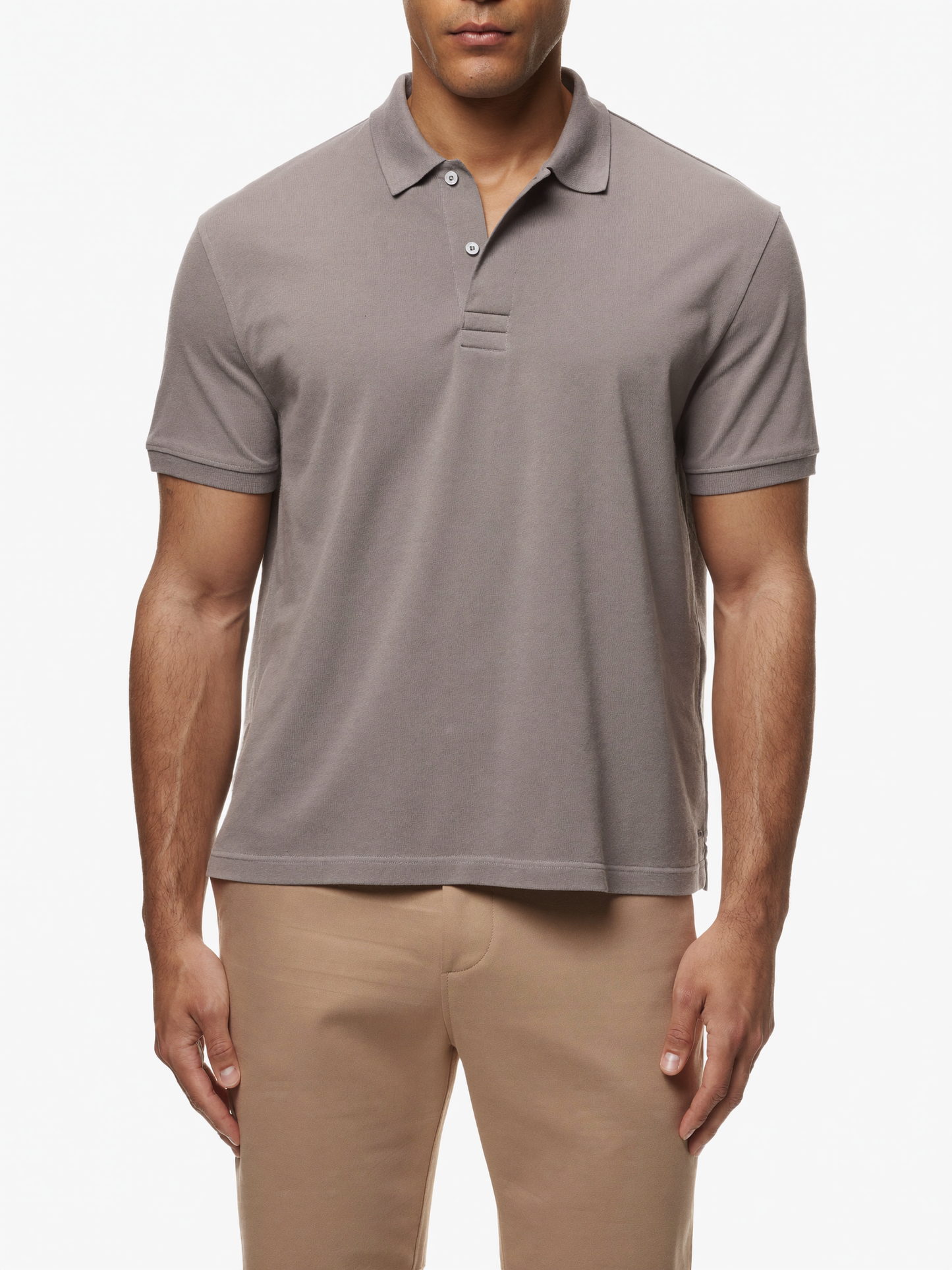 The Classy Polo worn - Grey (fixed)