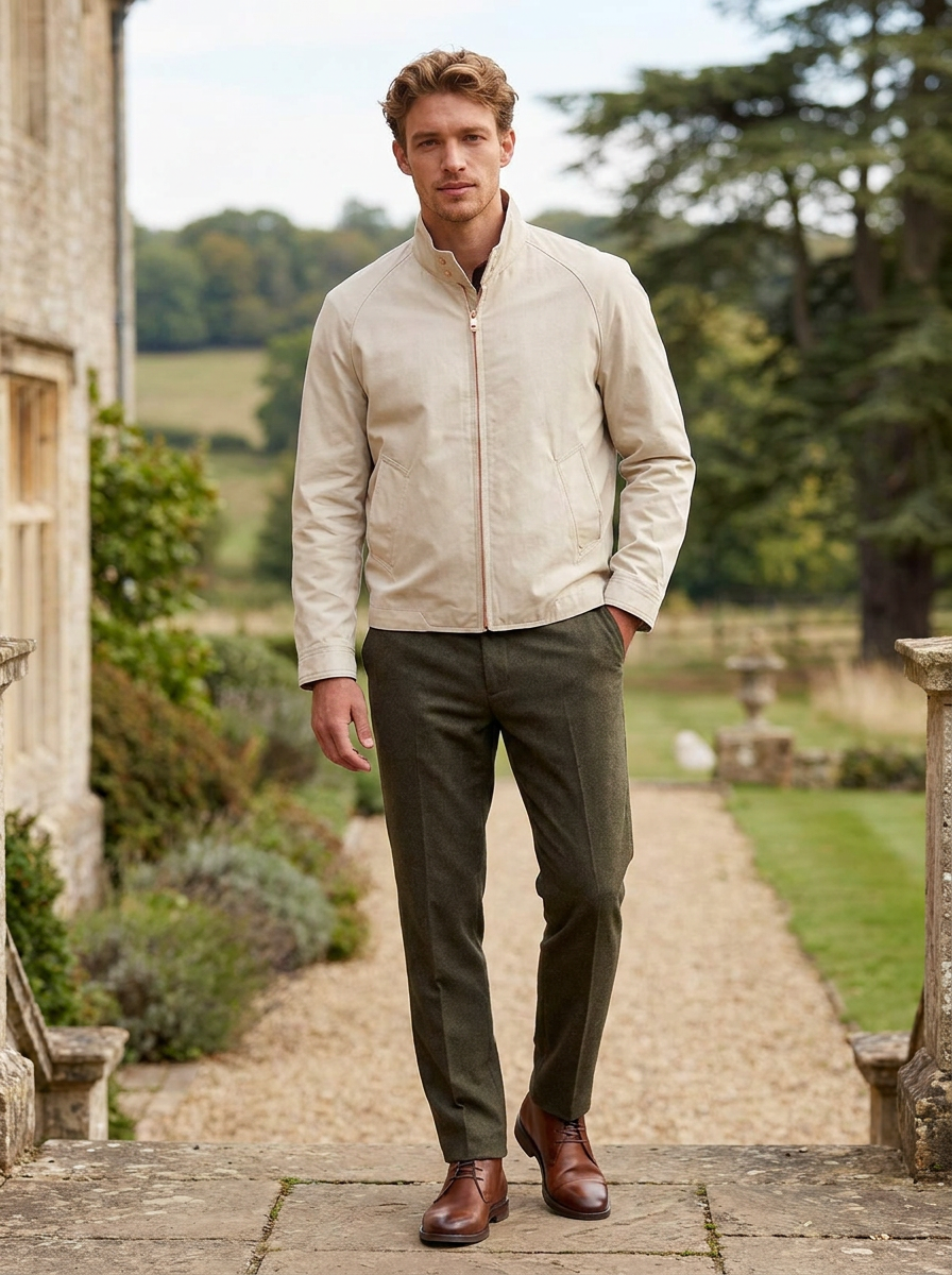 Covert Club basic jacket, lifestyle shot