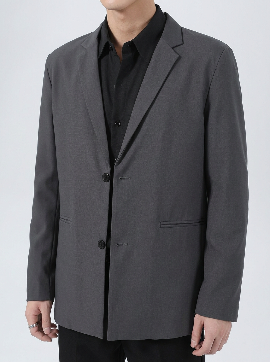 Covert Club casual jacket, close-up detail