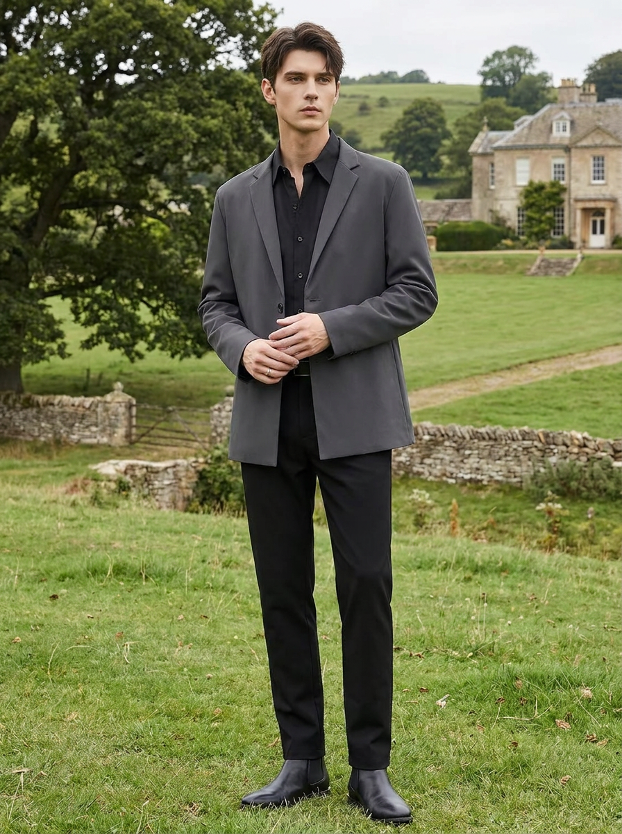 Covert Club casual jacket, lifestyle shot