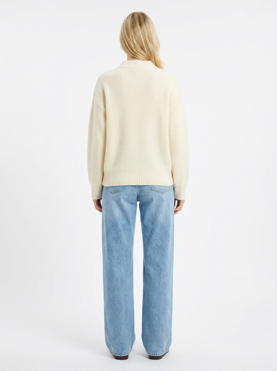 Covert Club Korean-style soft sweater, back view