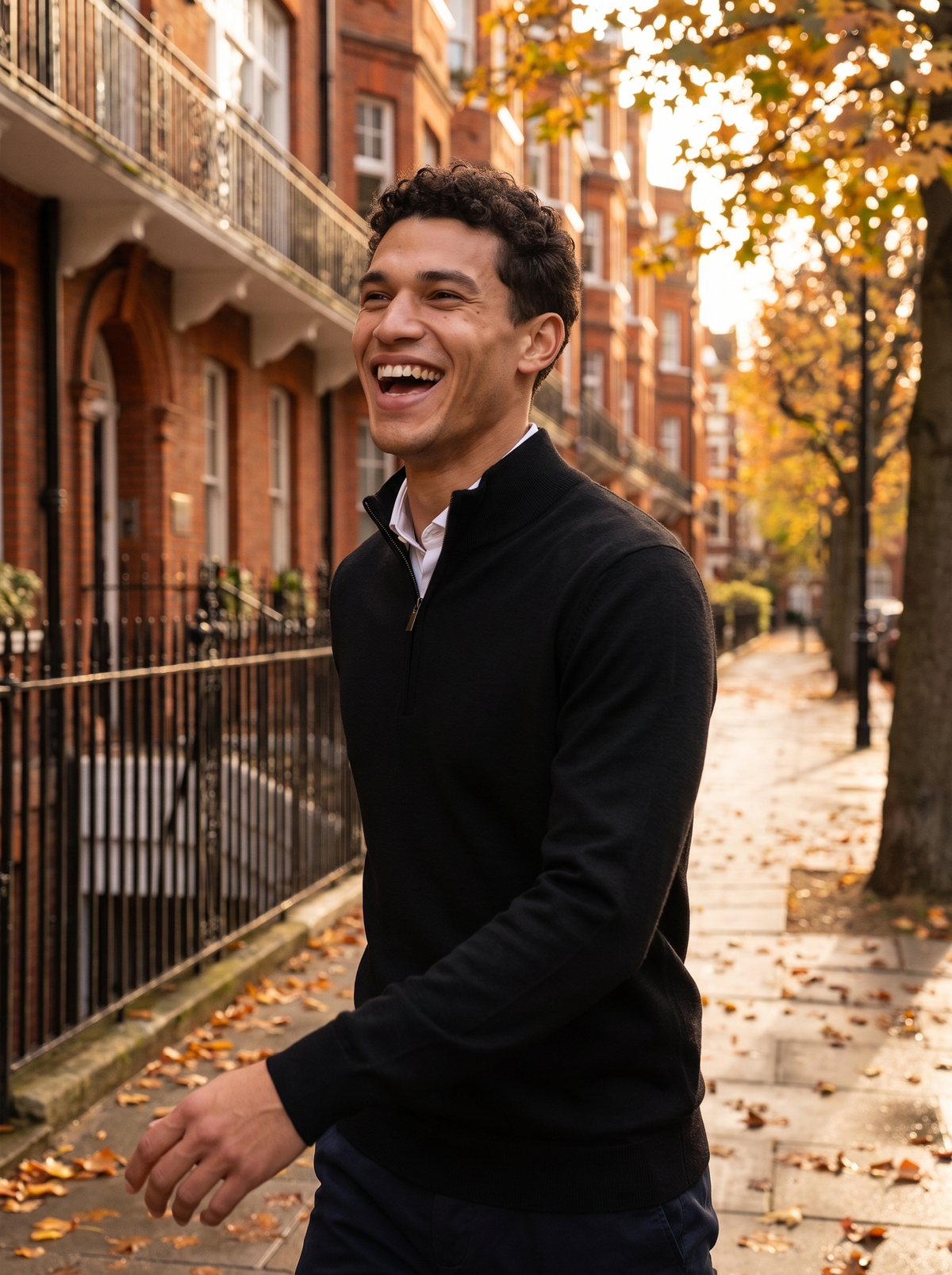 Men's Wool Half-Zip Sweater – Premium Knit Pullover
