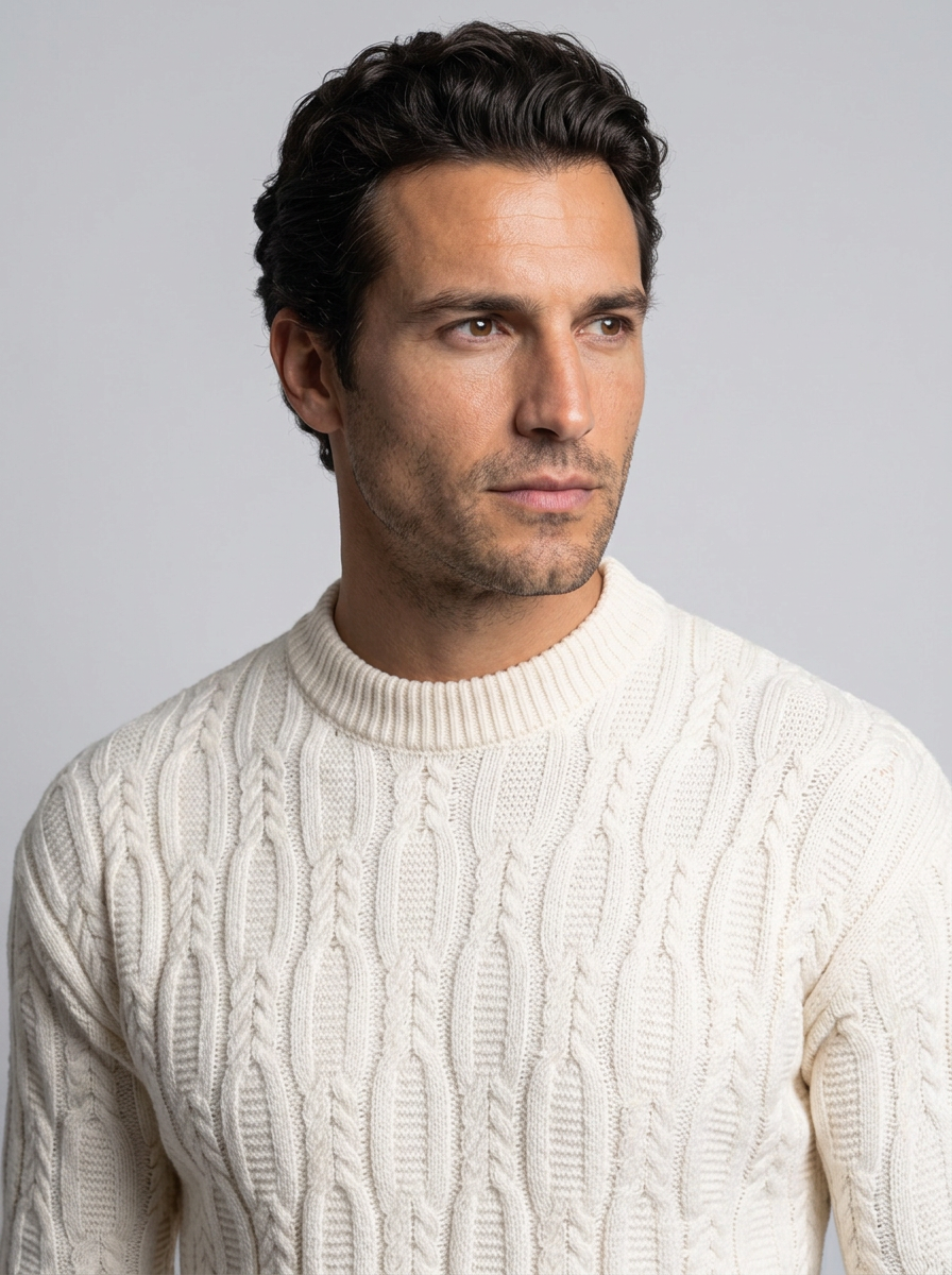 Men’s Classic Crewneck Knit Sweater