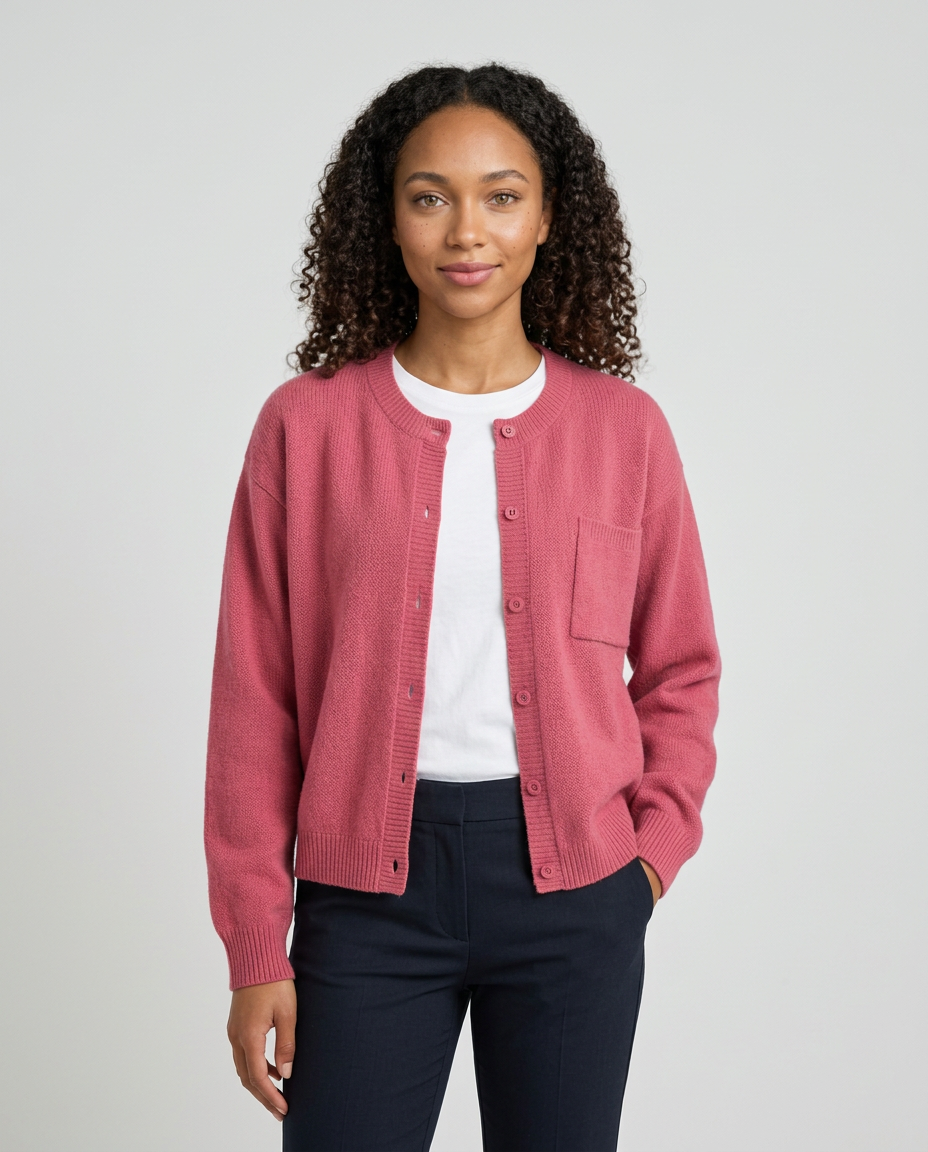 Women's Relaxed V-Neck Pocket Cardigan – view 10