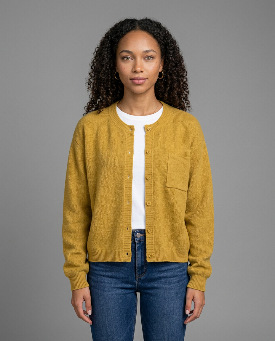 Women's Relaxed V-Neck Pocket Cardigan – view 8