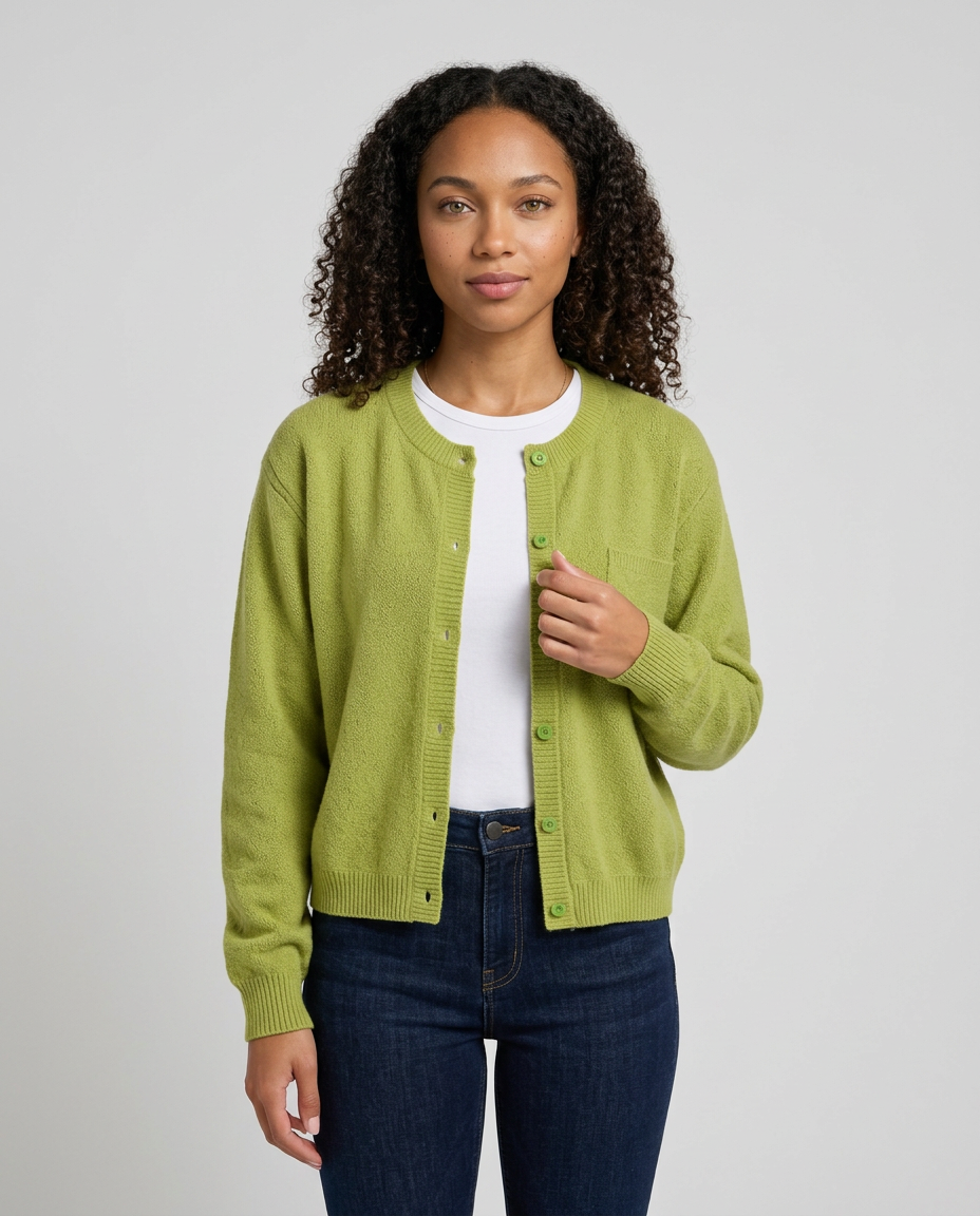 Women's Relaxed V-Neck Pocket Cardigan – view 7