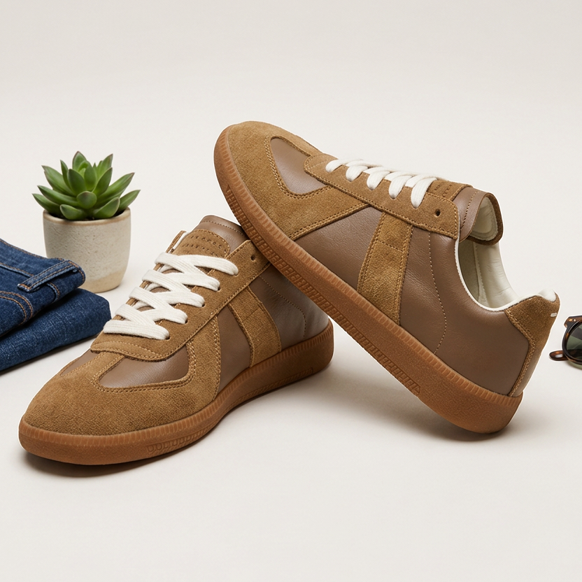 Men's Lightweight Lace-Up Trainers – view 1