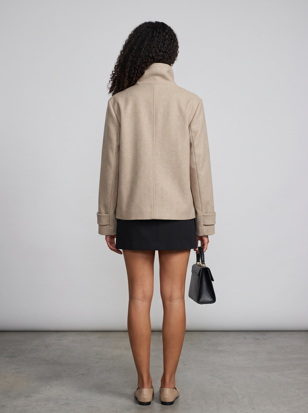 Women's Vintage Collar Wool Coat