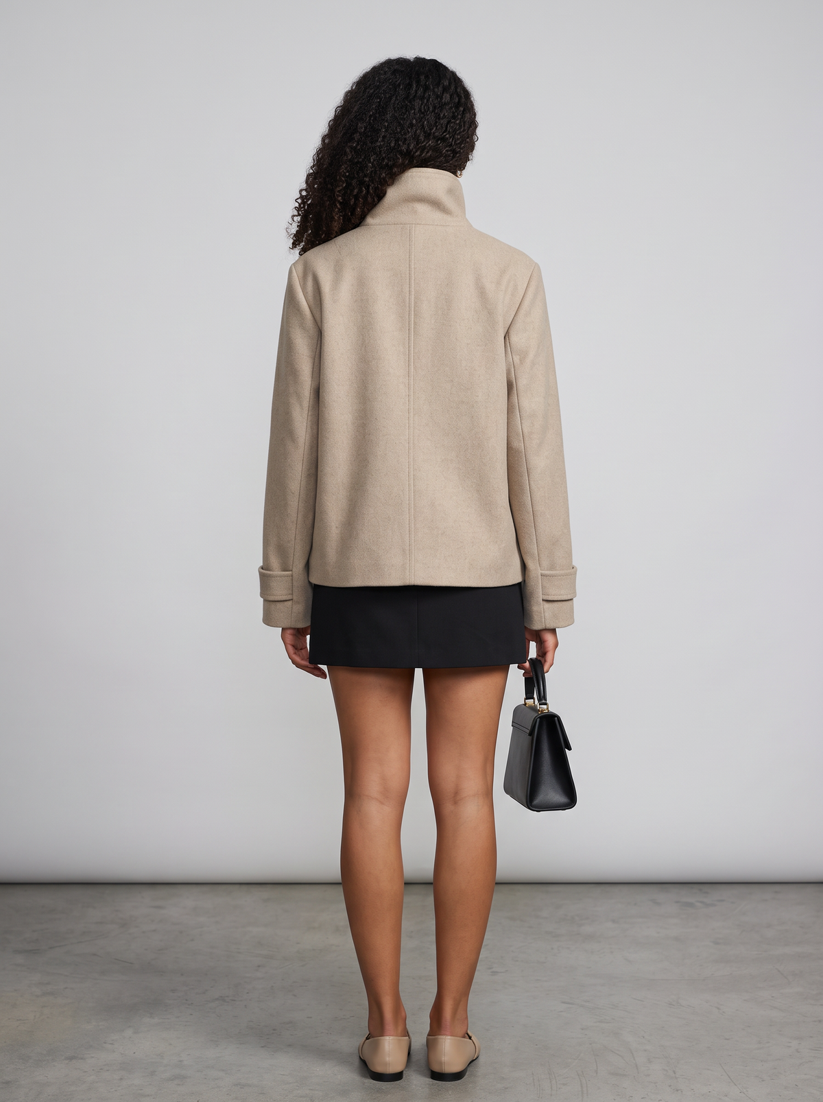Women's Vintage Collar Wool Coat