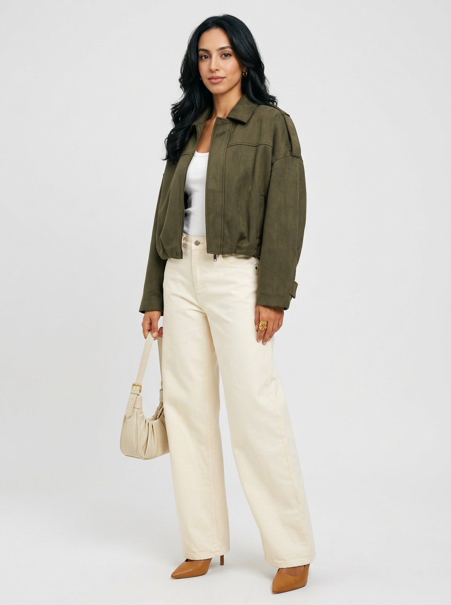 Women's Oversized Suede coat