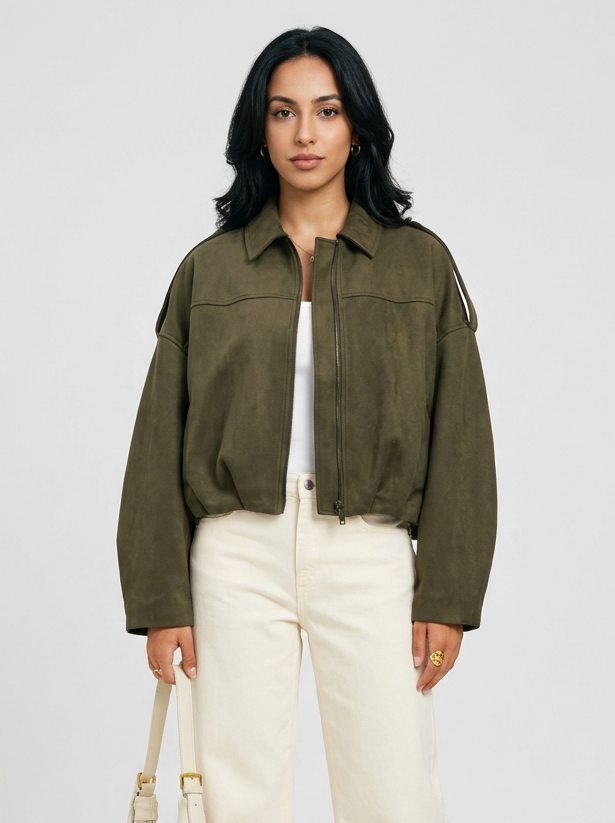 Women's Oversized Suede coat