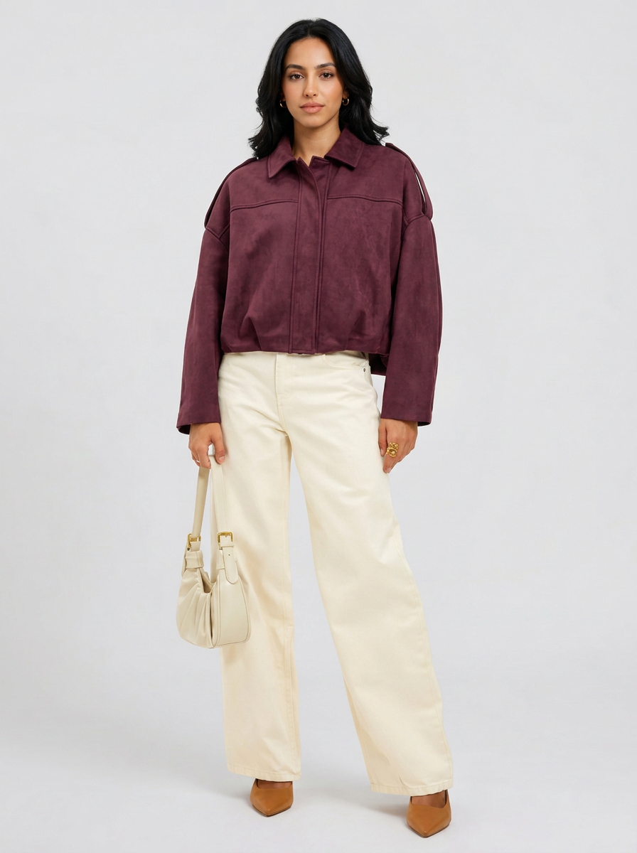 Women's Oversized Suede coat