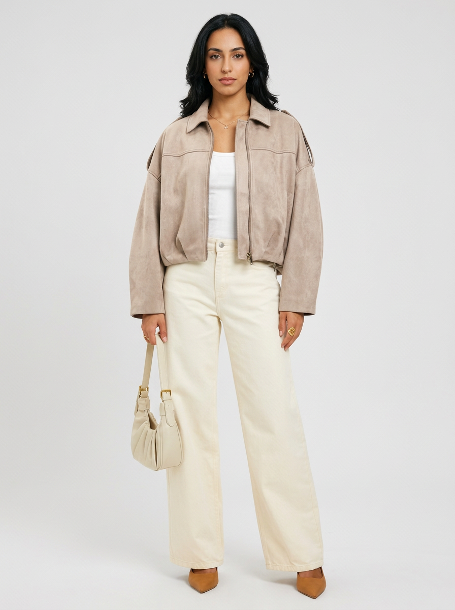Women's Oversized Suede coat
