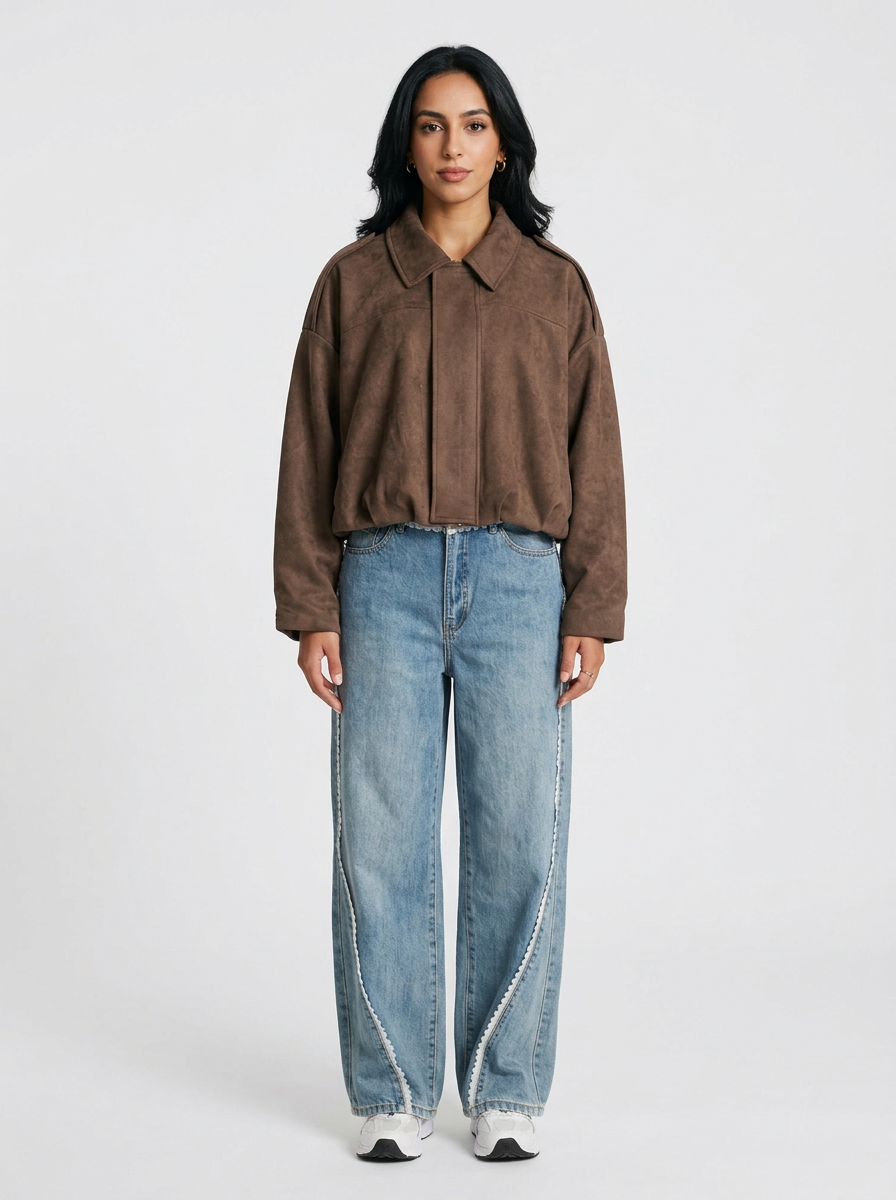 Women's Oversized Suede coat