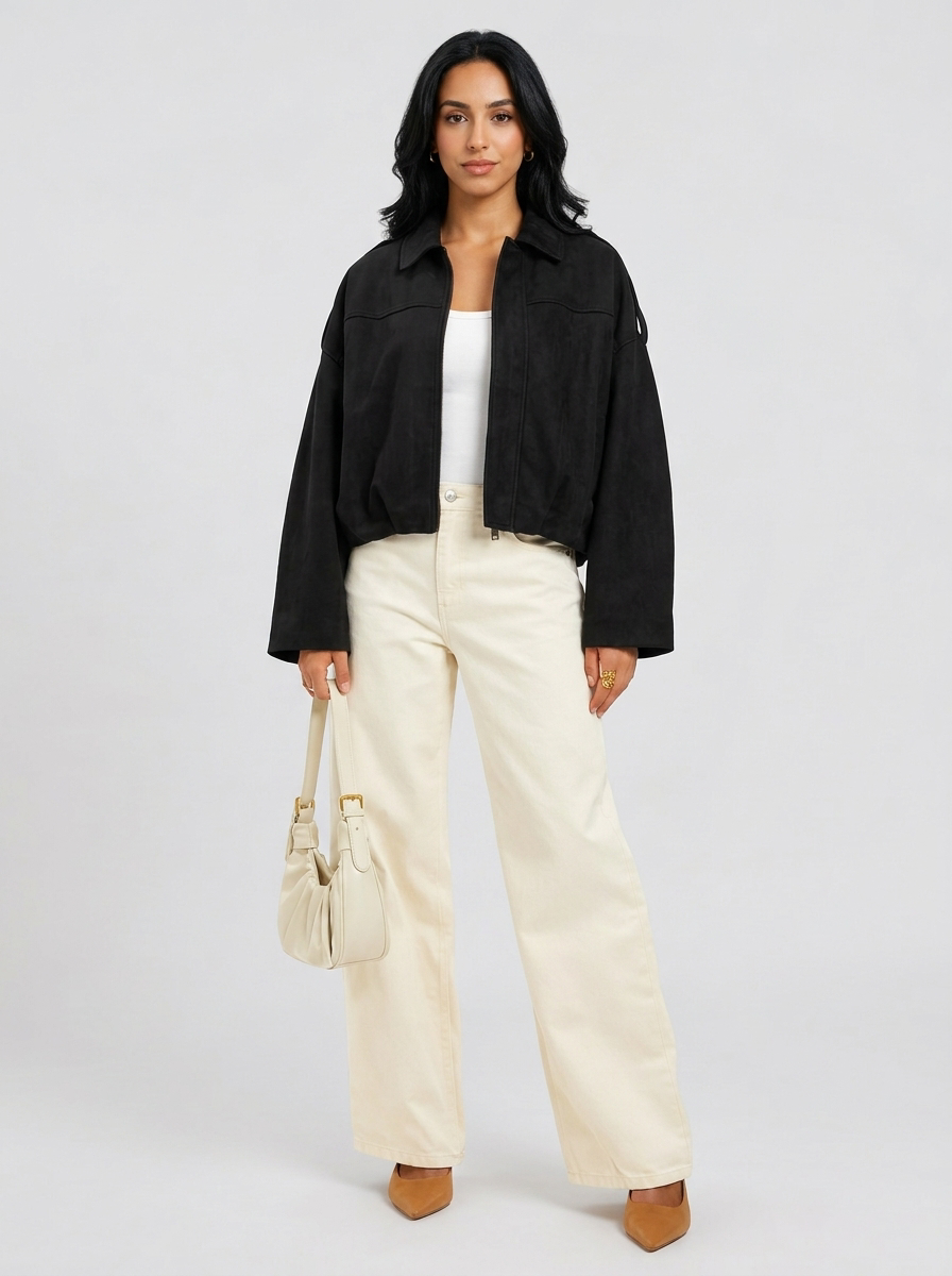 Women's Oversized Suede coat