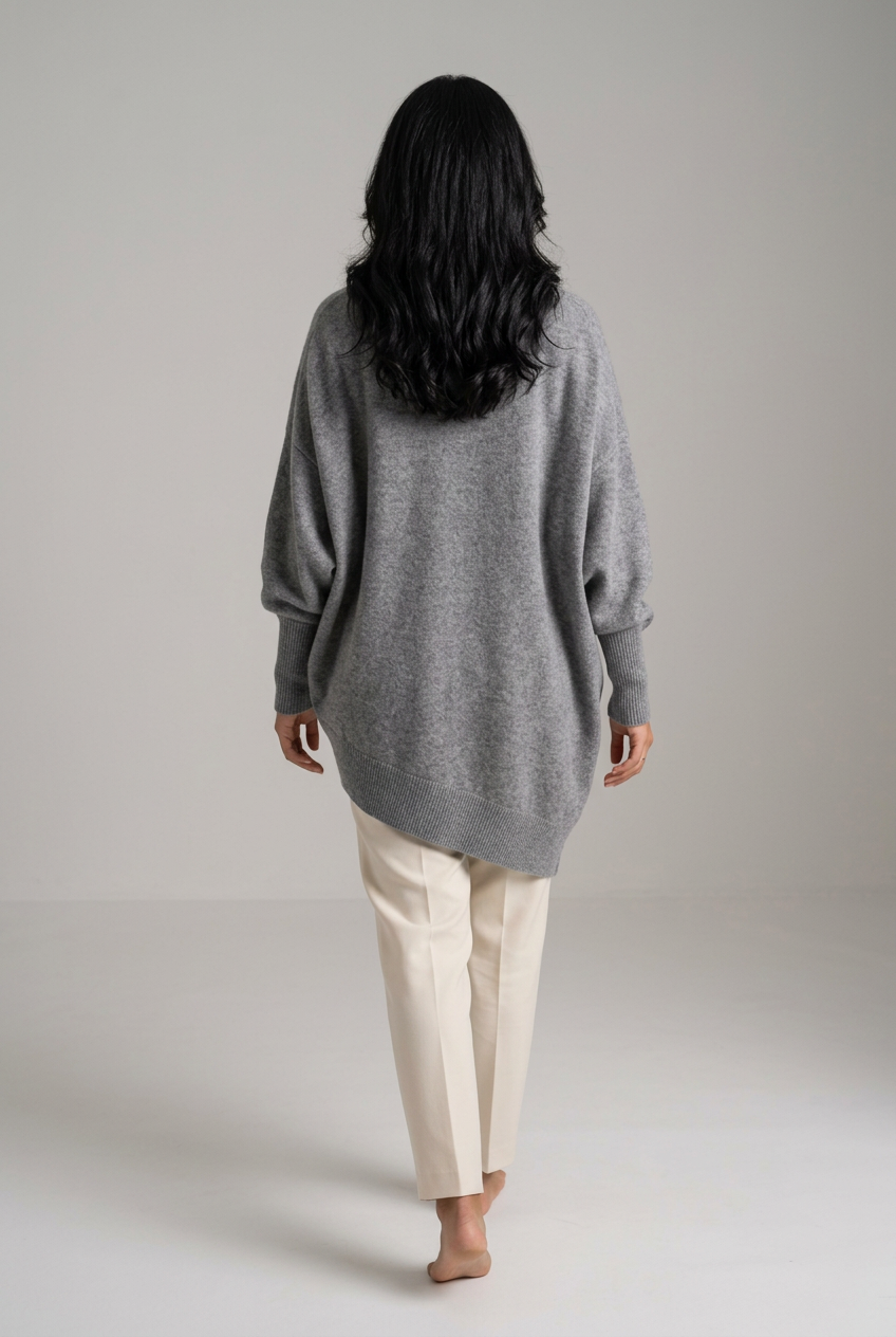 Women's Oversized Wool Cashmere Jumper – view 4