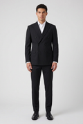 Men's Two Piece Suit Set Double Breasted Peaked Lapel Tailored