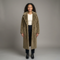 Women’s Long Faux Fur Overcoat