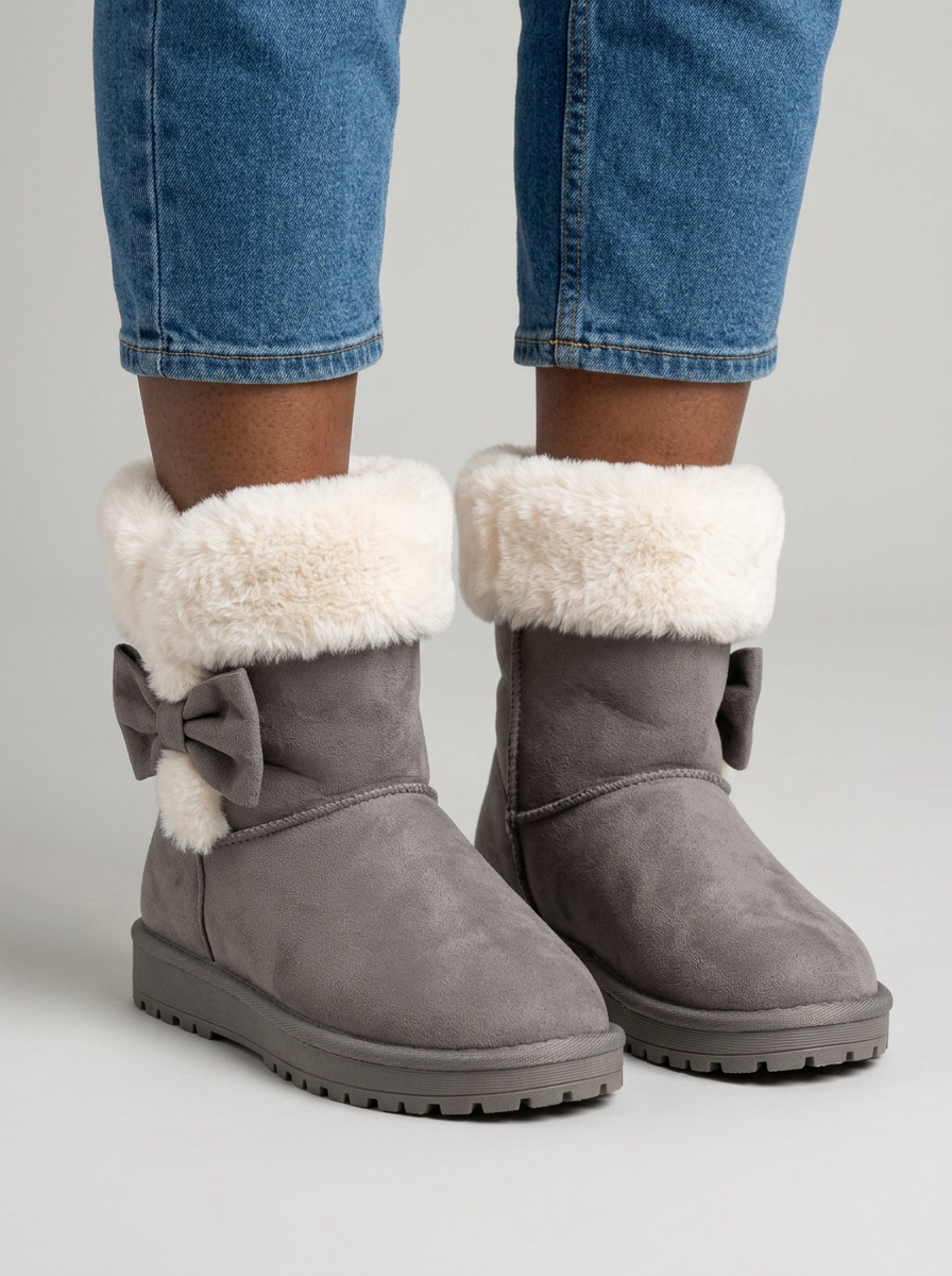 Women’s Fleece Lined Boots – Warm Winter Ankle Shoes